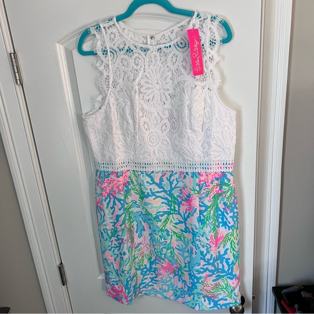 NWT Lilly Pulitzer Sharice Stretch Shift size 16